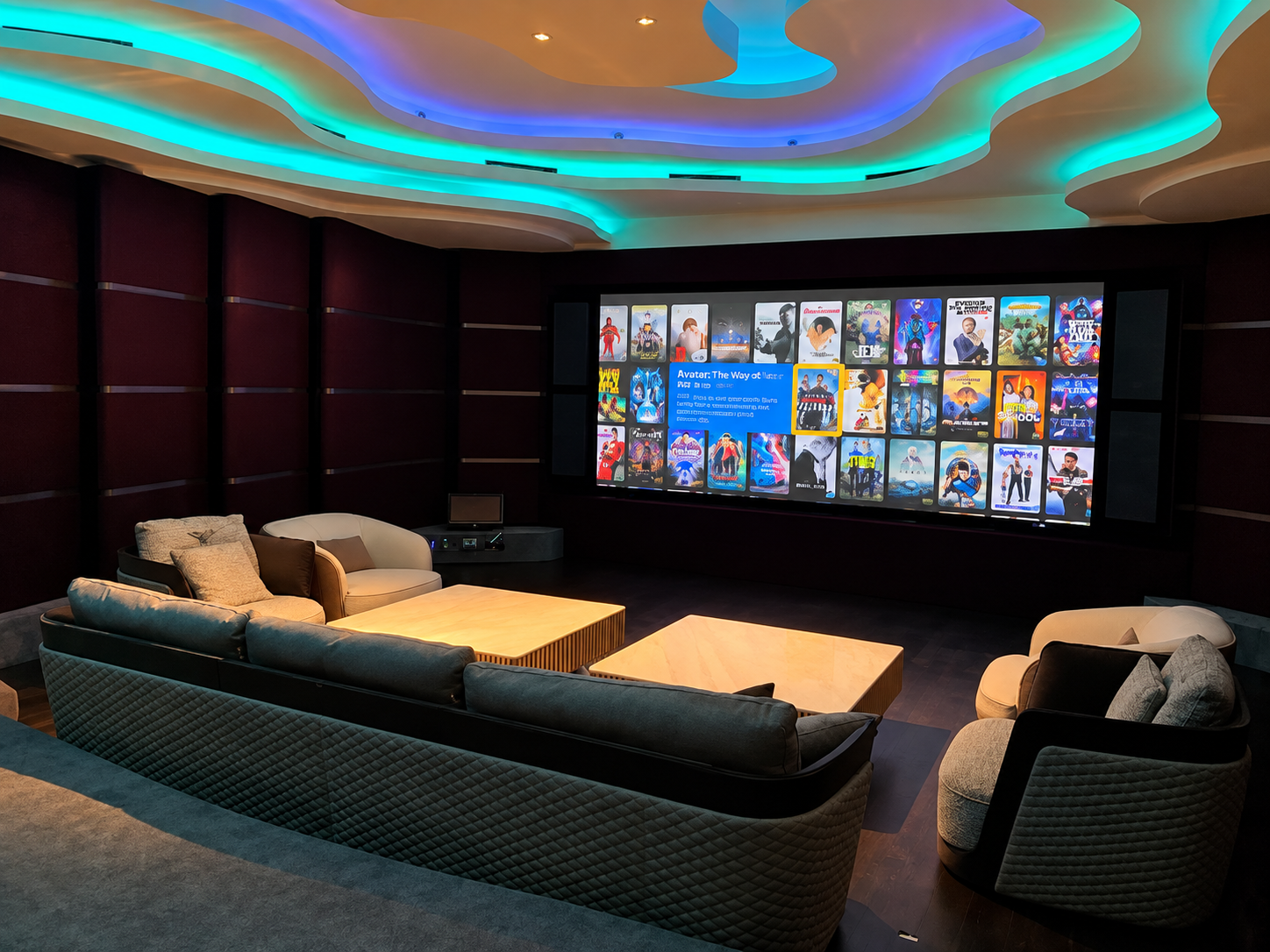 Home theatre and entertainment system installed by HAP Singapore