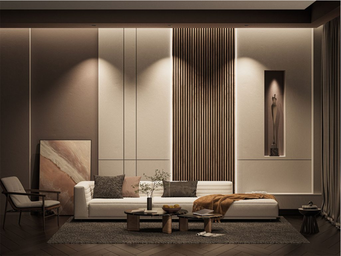 Smart lighting scenes in a Singapore home