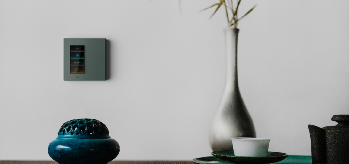 Luxury wall keypad and scene control planning for a Control4 smart home system