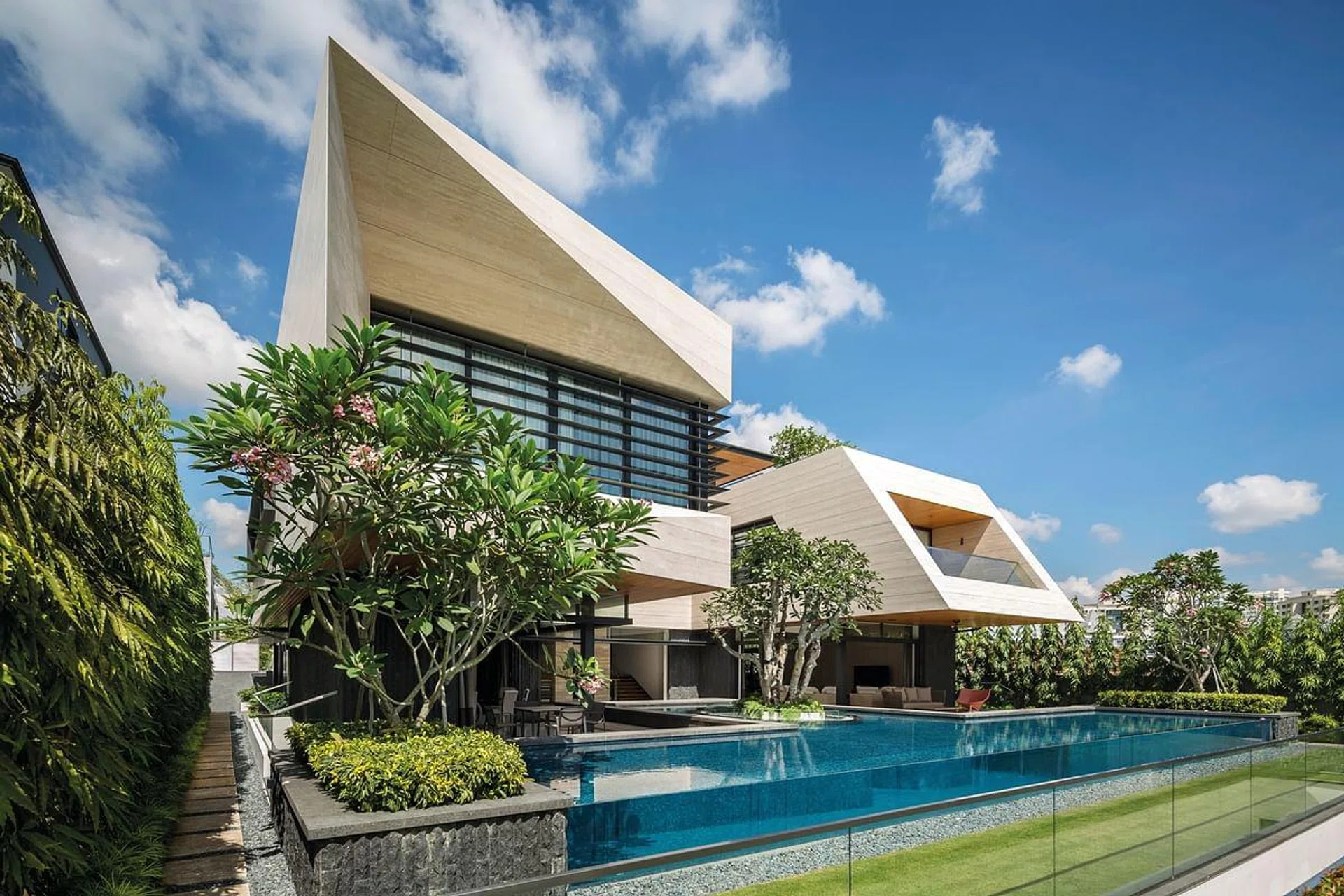 Luxury homes Singapore — modern luxury bungalow with luxury home solutions