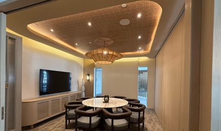 Restaurant ceiling speaker installation in Singapore