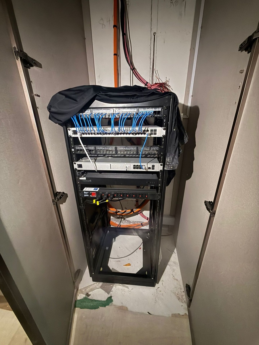 Rack and structured cabling for premium home network in Singapore