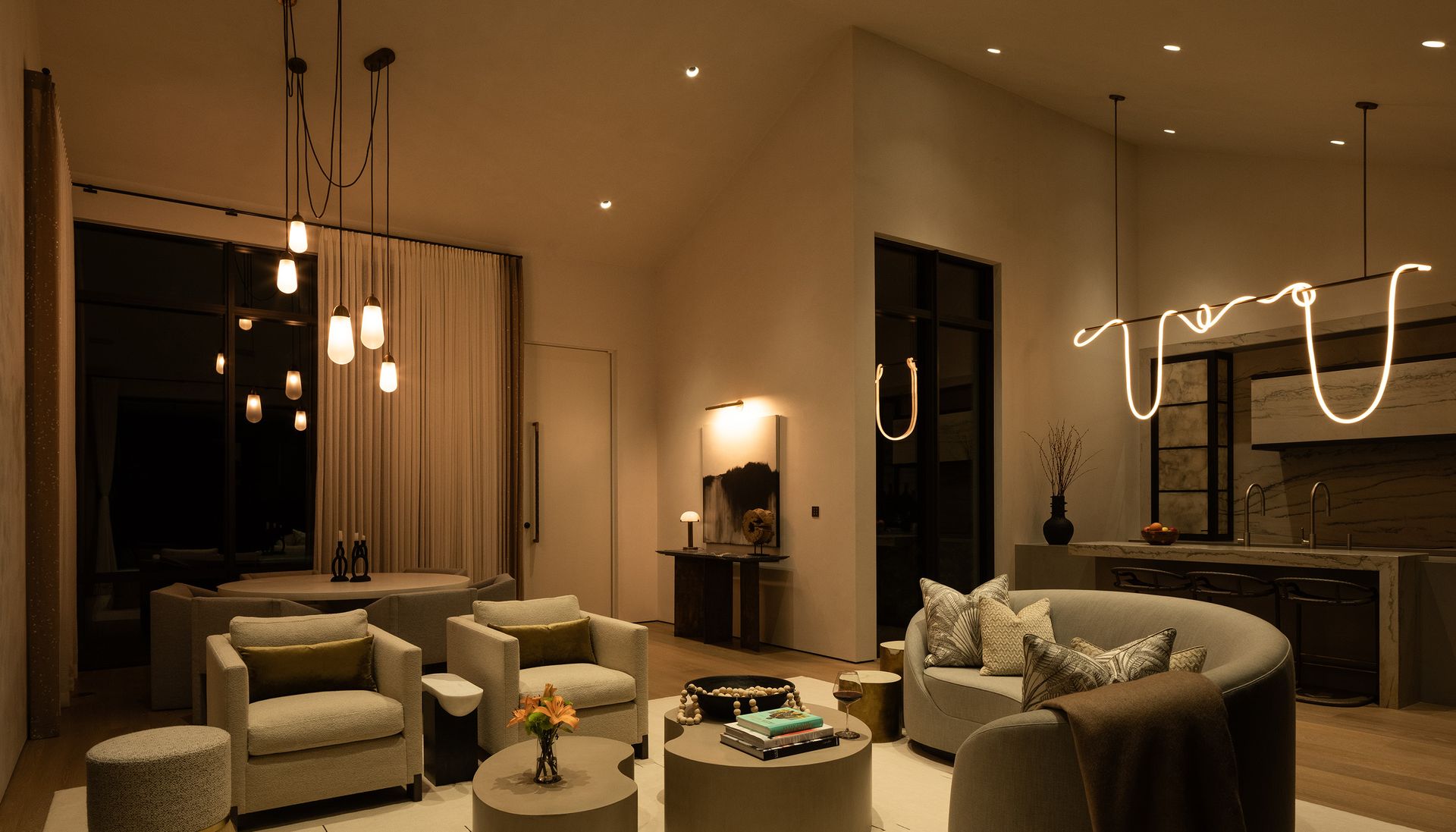 Luxury smart lighting installation for a bungalow in Singapore