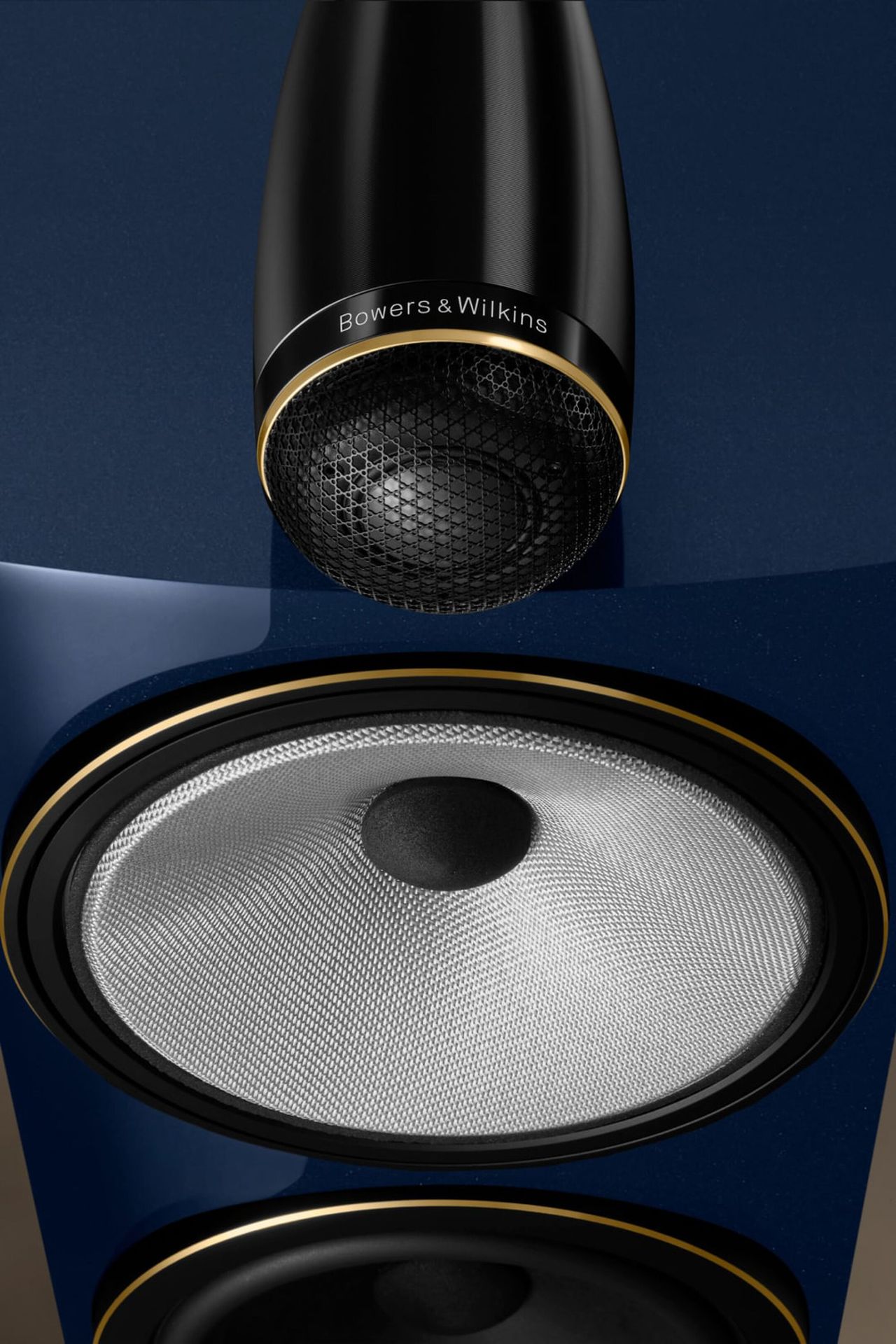 Bowers and Wilkins high-fidelity audio system for luxury home entertainment