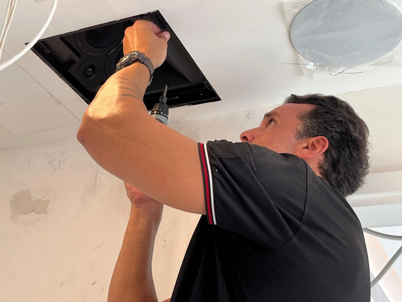 HAP in-ceiling speaker installation Singapore