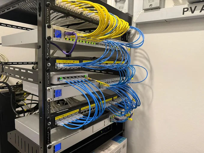 Structured network rack and smart home cabling by HAP in Singapore