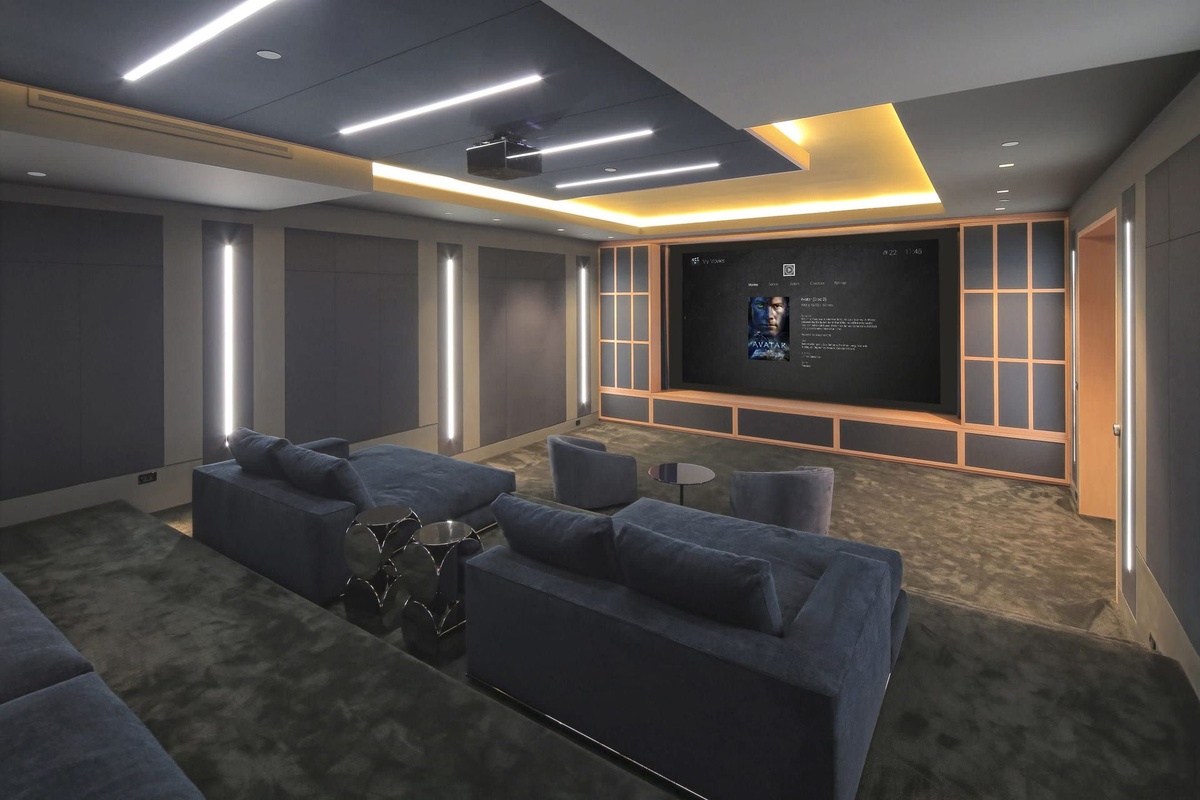 Home theatre and AV control integrated with Control4 home automation