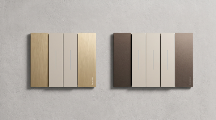 BTicino LivingNow KNX keypad formats for premium wall control