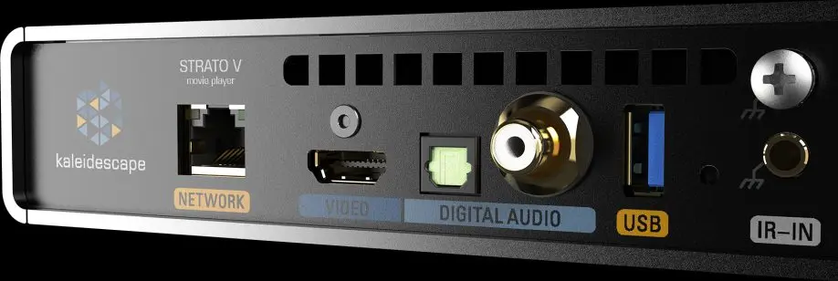 Kaleidescape Strato V 4K Movie Player-rear-closeup.webp