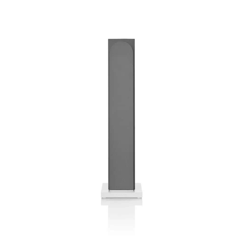 B&W - 704 S3 - Satin White Front with Grille 1x1.webp