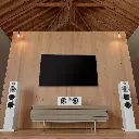 B&W - 704 S3 with HTM72 S3 - Satin White - Lifestyle 37 - 1x1.webp