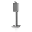 B&W - 705 S3 with FS-700 S3 - Satin White Front Angle with Grille 1x1.webp