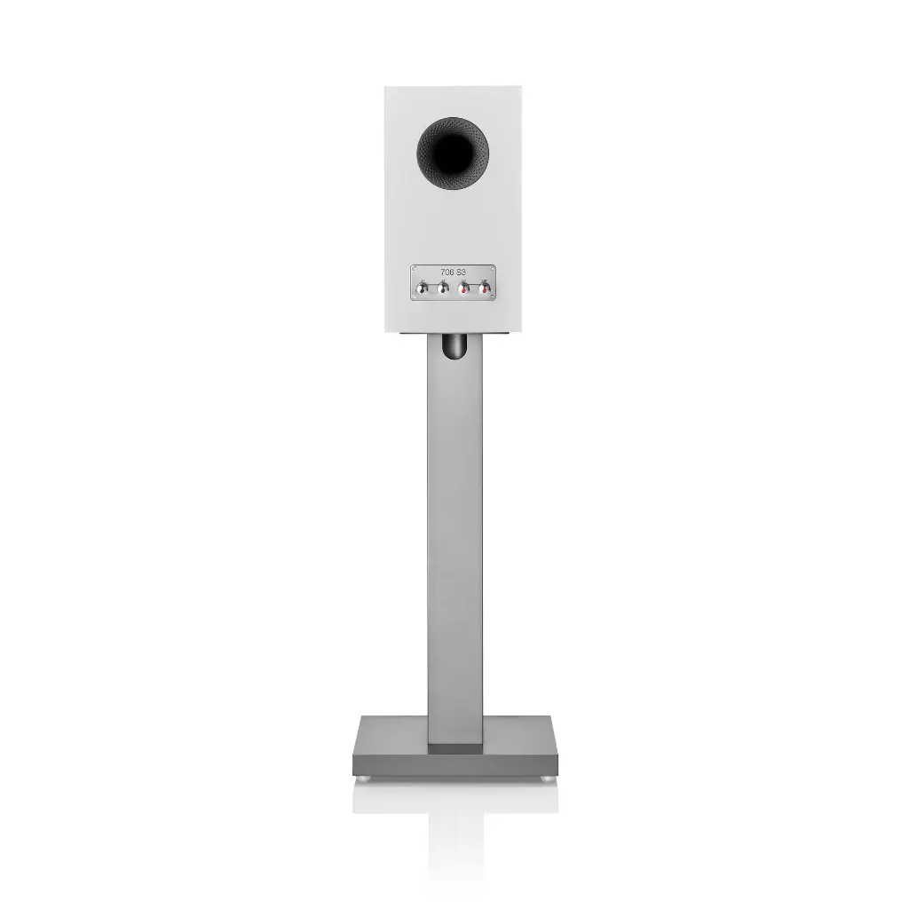 B&W - 706 S3 - Satin White Rear 1x1.webp