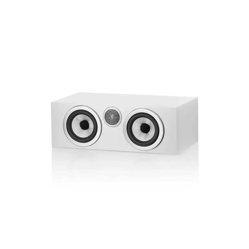 B&W - HTM72 S3 - Satin White Front Angle 1x1.webp