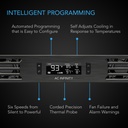 AC Infinity CLOUDPLATE T1, Quiet Rack Cooling Fan System 1U, Exhaust, AI-CPT1