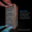 AC Infinity CLOUDPLATE T1, Quiet Rack Cooling Fan System 1U, Intake, AI-CPT1-N