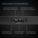 AC Infinity CLOUDPLATE T2, Quiet Rack Cooling Fan System 1U, Top Exhaust, AI-CPT2