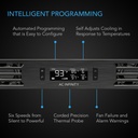 AC Infinity CLOUDPLATE T6, Quiet Rack Cooling Fan System 1U, Front Exhaust, AI-CPT6
