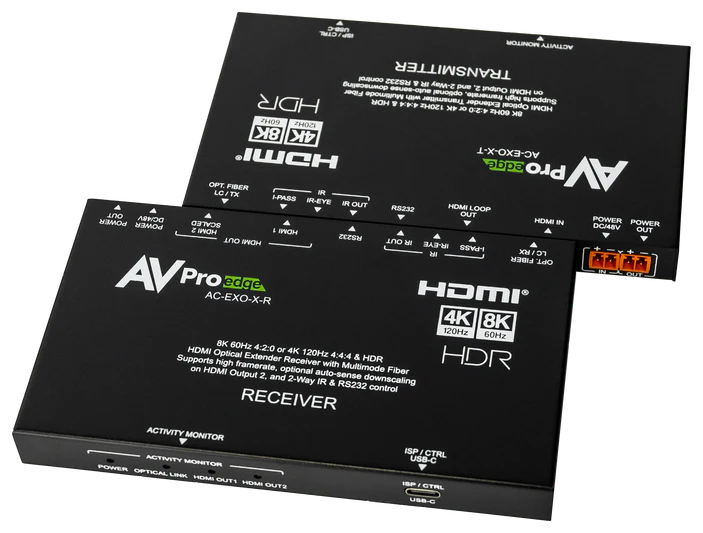 AVPro HDMI Fiber Extender Kit (4K120hz/8K60hz 40Gbps)