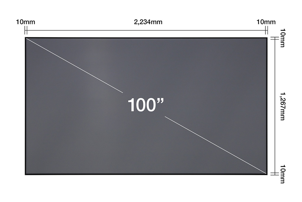 Epson 100" UST ALR Projector Screen (ELPSC35)
