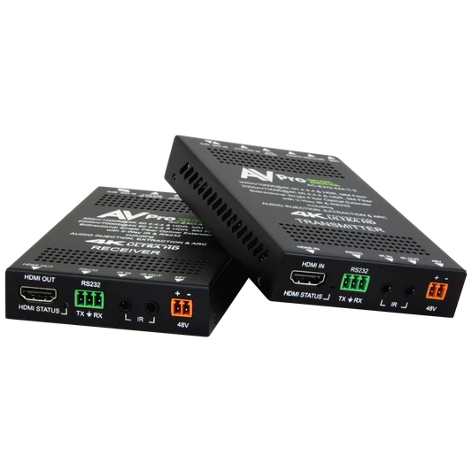 AVPro HDMI Fiber Extender Kit (4K60Hz 18Gbps, 300M MM Fiber, 2000M SM ...