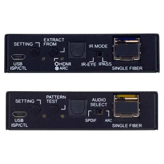 AVPro HDMI Fiber Extender Kit (4K60Hz 18Gbps, 300M MM Fiber, 2000M SM ...