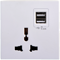 70E725 SIMON i7 Multi-Socket w/Twin USB