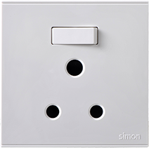721582 SIMON E6 BS 15A Socket w/Switch