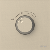 72E104 SIMON E6 Rotary 1-10V Dimmer