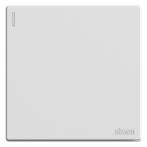 581011 SIMON M3 Switch w/fluorescent (White)