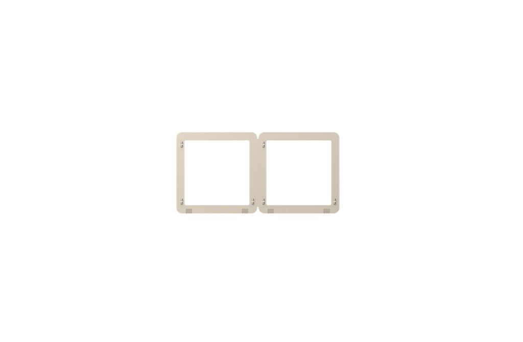 [580620-46] SIMON M3 Frames (Color) (46-Champagne, 2gang frame)