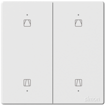 58E8014TY SIMON M3 2 Gang Smart Curtain Switch