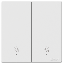 [58E8016TY] 58E8016TY SIMON M3 2 Gang Smart Dimming Switch (White)