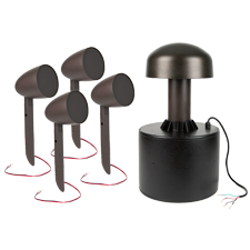 Episode Terrain Series 4" Satellite Speakers + 8" DVC Subwoofer