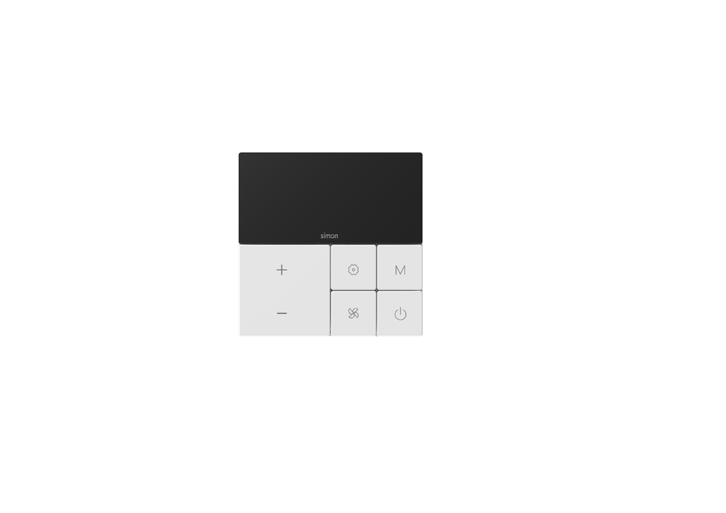 [70E7034] 70E7034 SIMON i7 All-in-one Smart KNX AC Thermostat Controller (White)