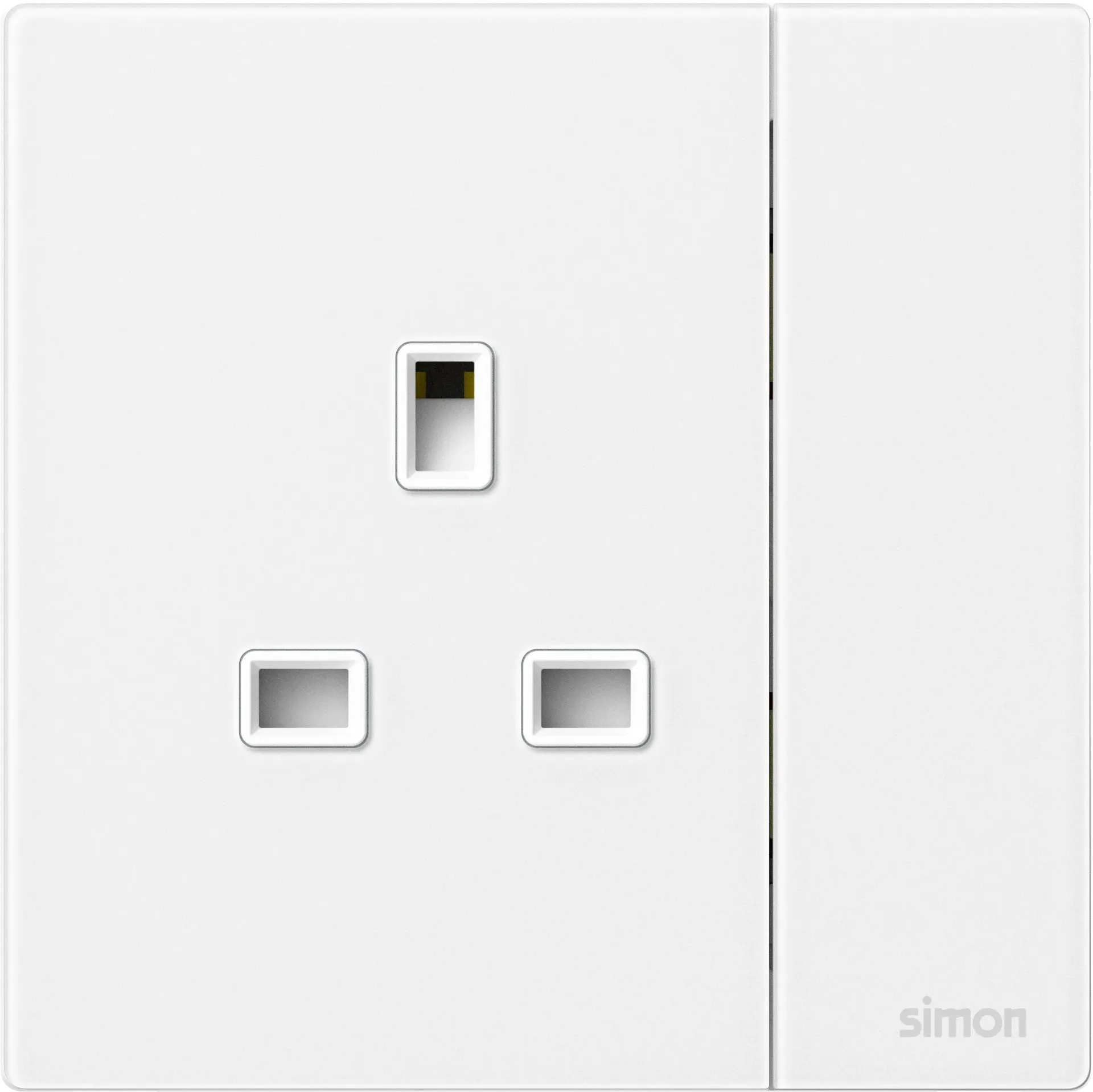 661382G SIMON M7 Gem (Glass) 13A BS Socket w/Switch