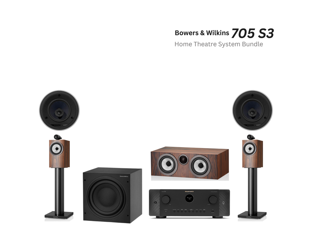 Bowers & Wilkins 705 S3 5.1 Home Theatre System for Small Room 