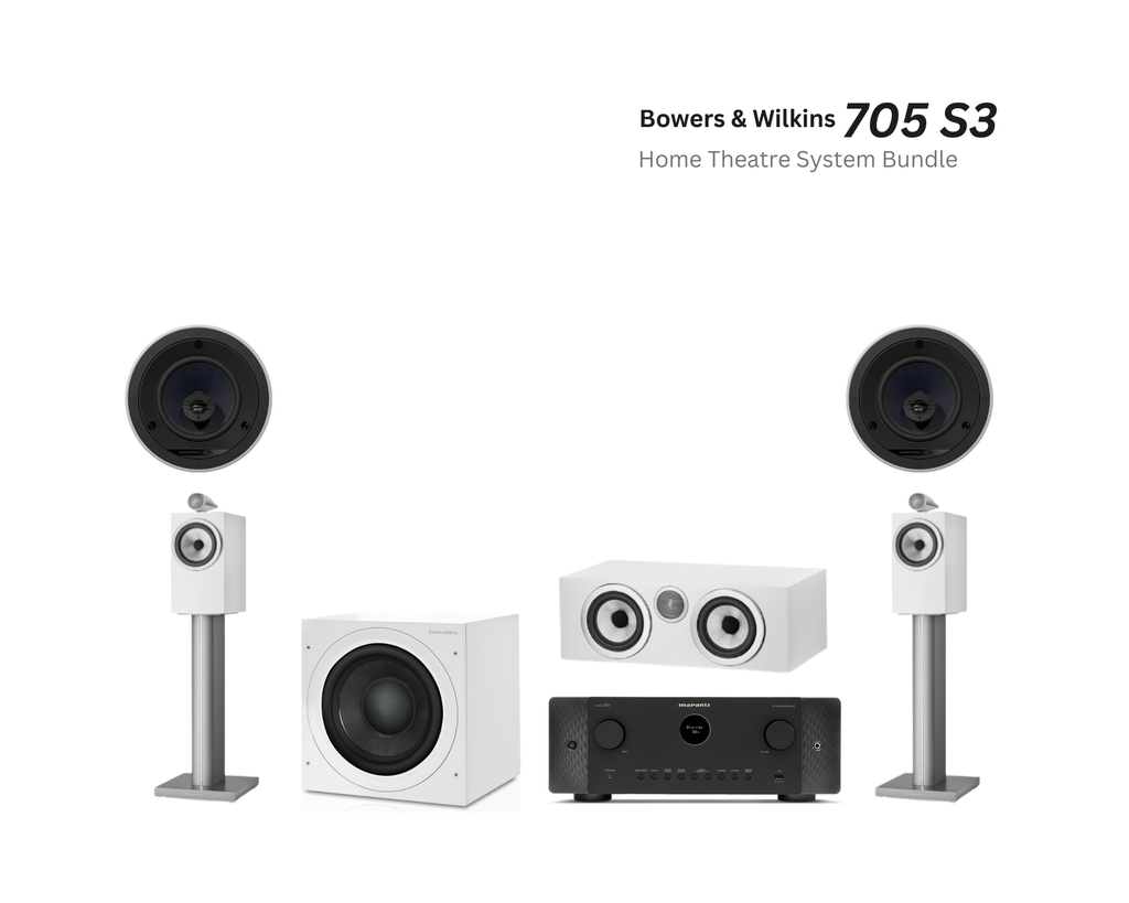 Bowers & Wilkins 705 S3 5.1 Home Theatre System for Small Room 