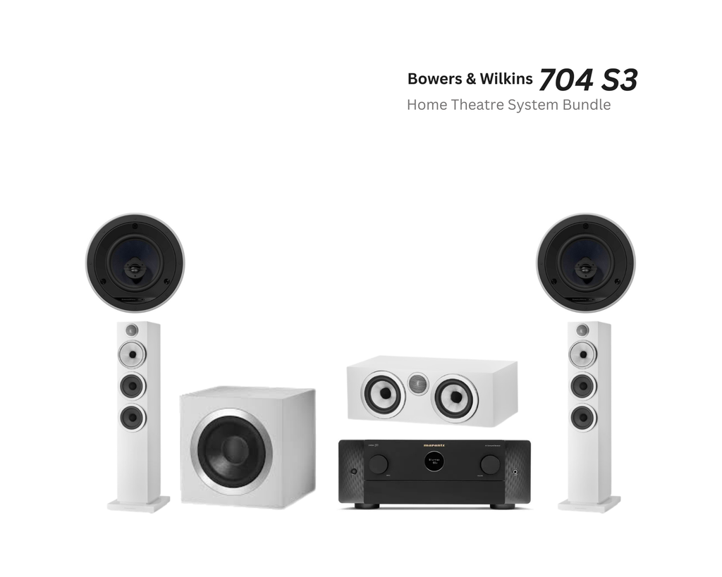 Bowers & Wilkins 704 S3 5.1 Home Theatre System for Small-Medium Room