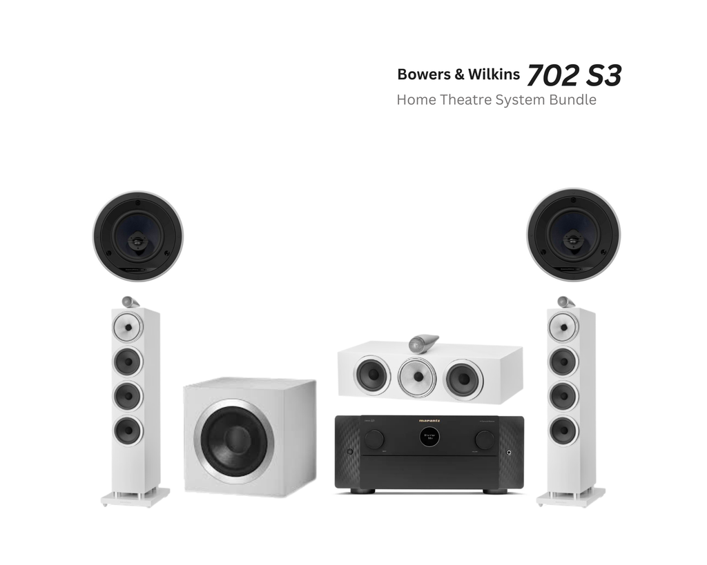 Bowers & Wilkins 702 S3 5.1 Home Theatre System for Large Room 