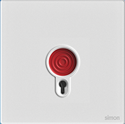 665901G Simon M7 Gem (Glass), Emergency switch (Panic button)