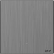[662026M-2A] 662026M Simon M7 Metal 20A 2 Way Double Pole Switch w/LED (2A-Frosted Silver)
