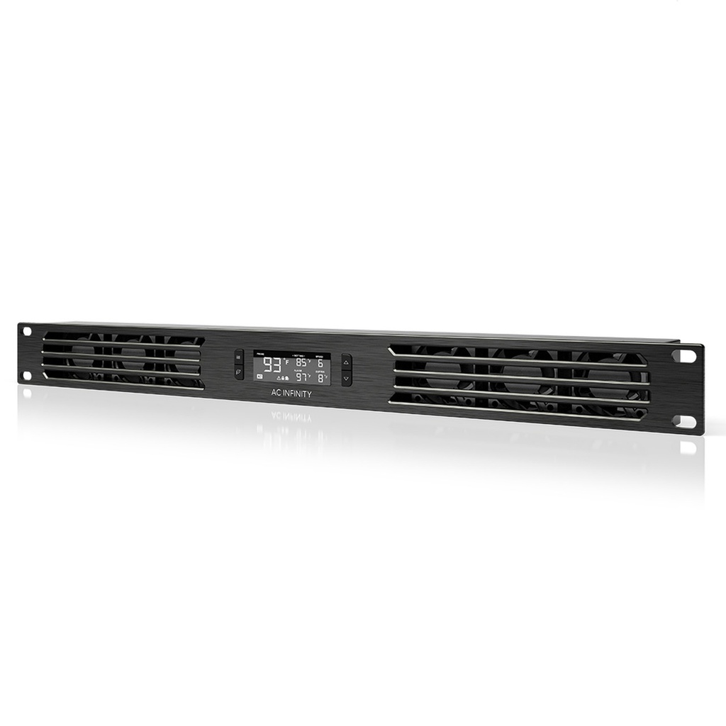 AC Infinity CLOUDPLATE T1, Quiet Rack Cooling Fan System 1U, Exhaust, AI-CPT1
