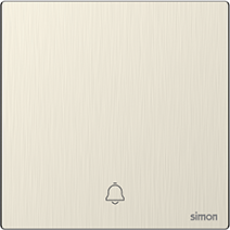 666301M Simon M7 Metal Doorbell Switch