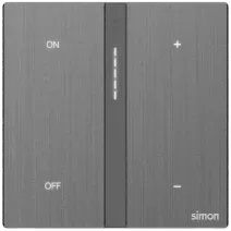 [66E8015TYM-2A] 66E8015TYM Simon M7 Metal Smart Dimming Switch (2A-Frosted Silver)