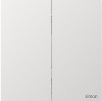 [661011FM-2A] 661011FM SIMON M7 Metal Push Button Switches (2A-Frosted Silver, 1gang)