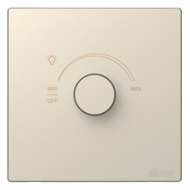 [58E105-6K] 58E105 SIMON M3 Rotary 200W LED Dimmer (Trailing edge) (6K-Space Grey)