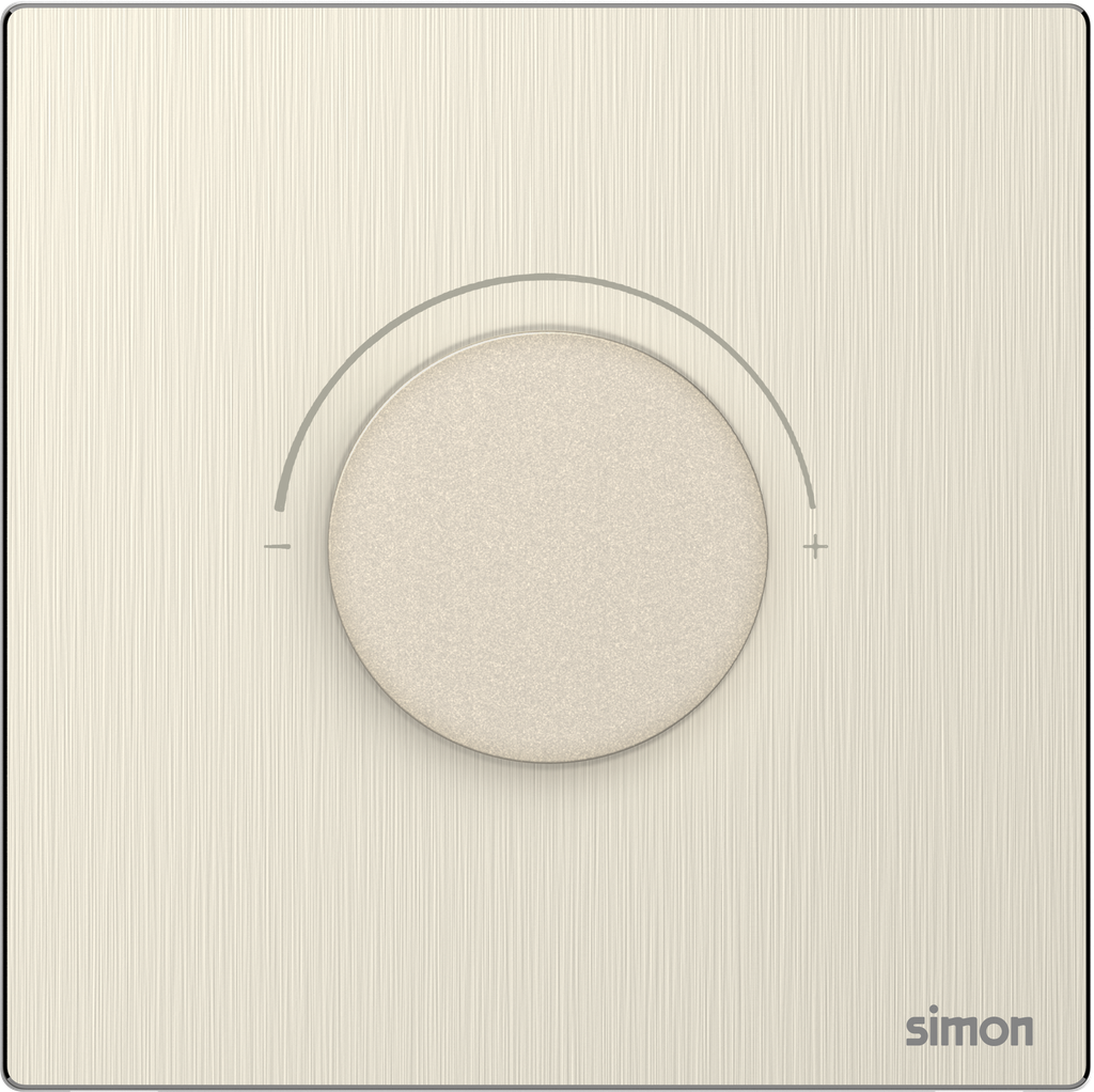 66E102M SIMON M7 Metal Rotary 200W Dimmer (TRIAC)