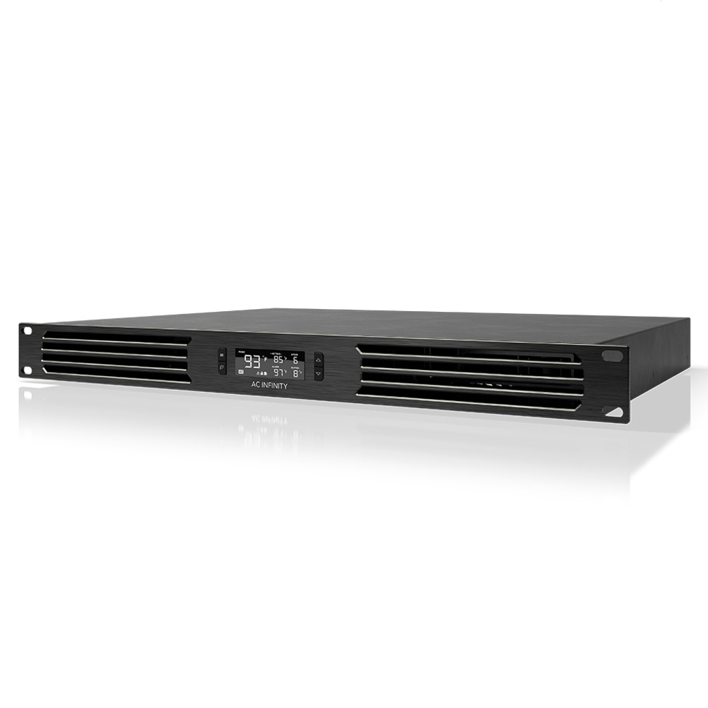 [AI-CPT6] AC Infinity CLOUDPLATE T6, Quiet Rack Cooling Fan System 1U, Front Exhaust, AI-CPT6