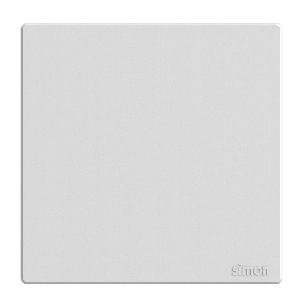 [581000-6K] 581000 SIMON M3 1gang Blank Plate (6K-Space Grey)
